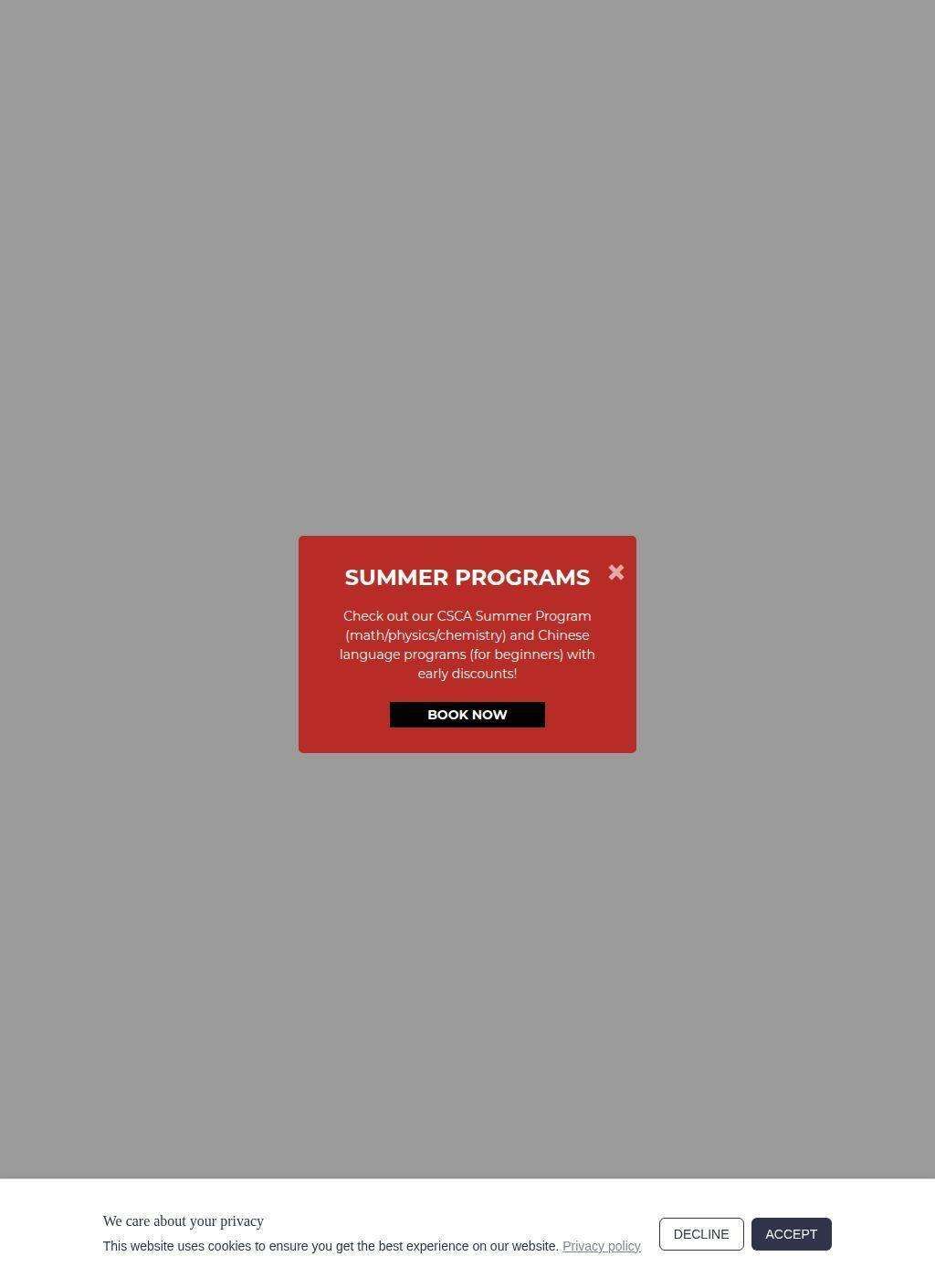CrosslineEdu - CSCA preparation and Study in China