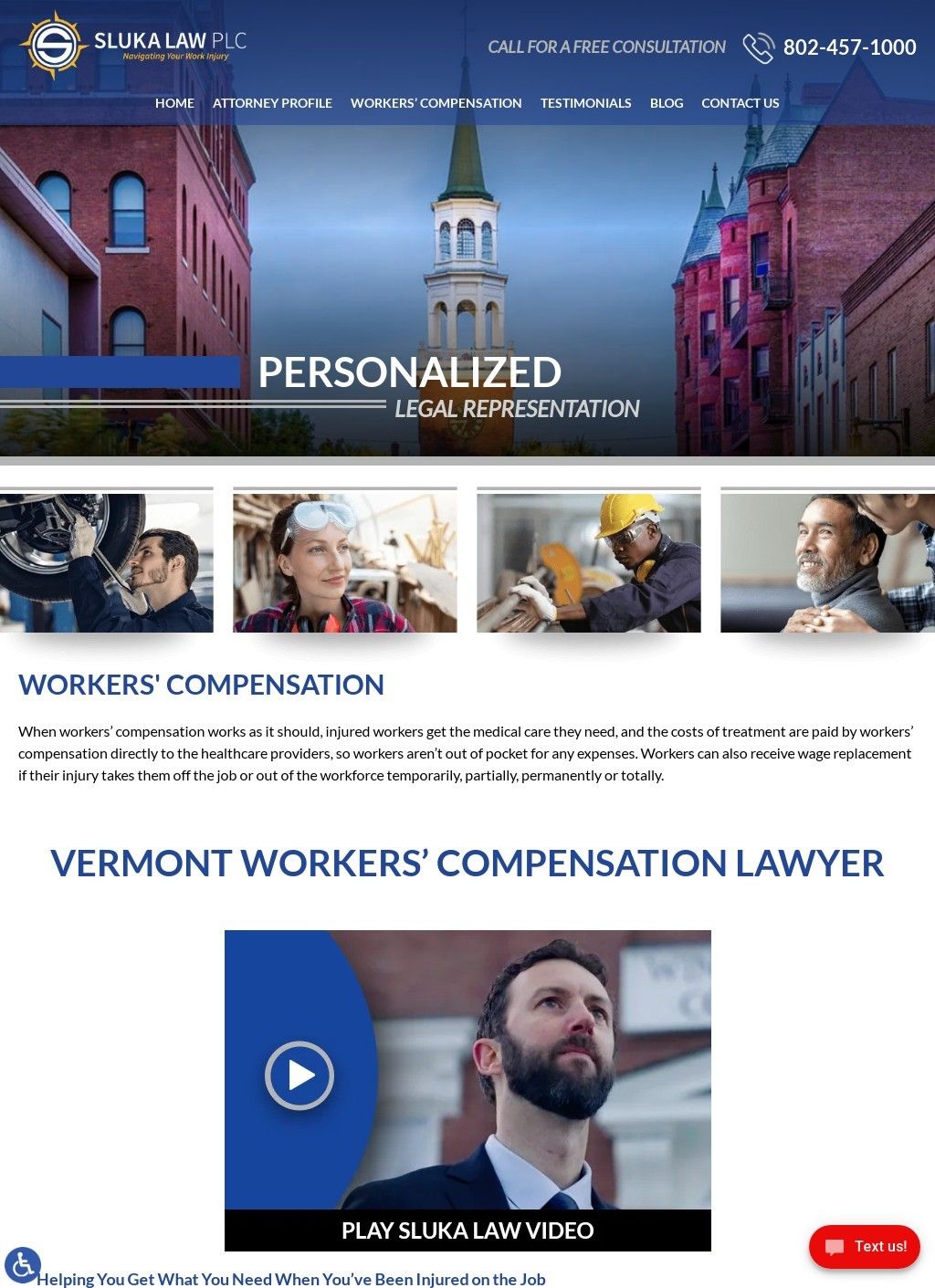 Vermont Workers Compensation Lawyer