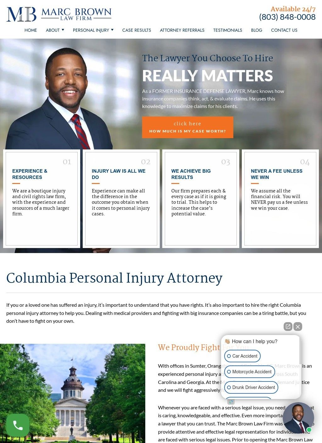 Columbia Personal Injury Attorney