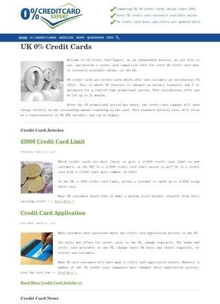 0% Credit Card Expert