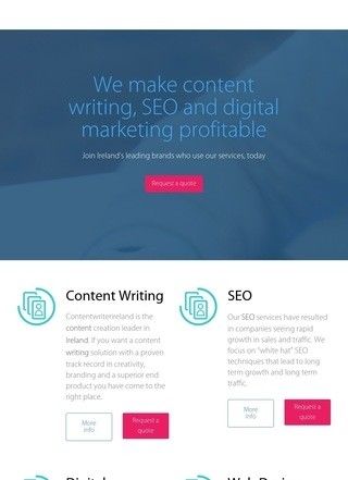 Content writing and SEO services