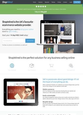 Shopwired Ecommerce Websites