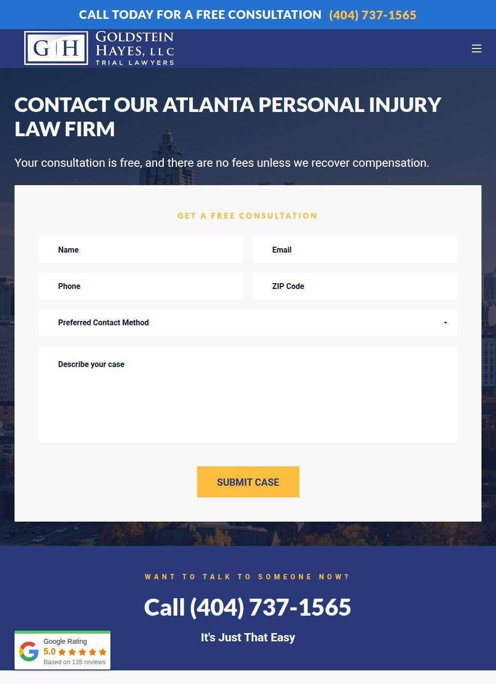 Goldstein & Hayes, LLC - Personal Injury Lawyer