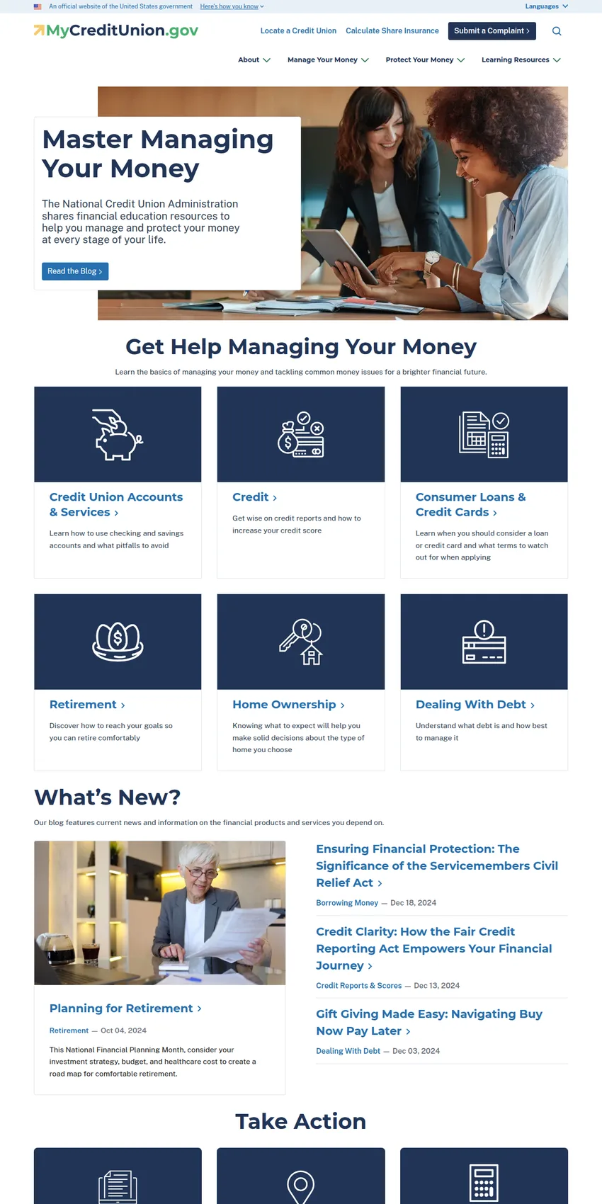 MyCreditUnion.gov (National Credit Union Administration)