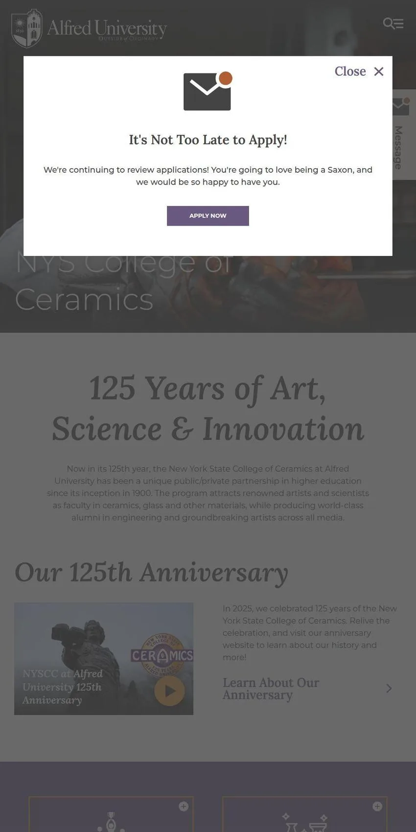 New York State College of Ceramics at Alfred University