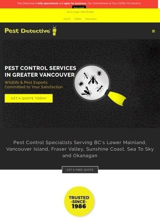 Pest Detective: Vancouver Pest Control