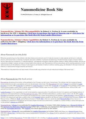 http://www.nanomedicine.com/ Nanomedicine