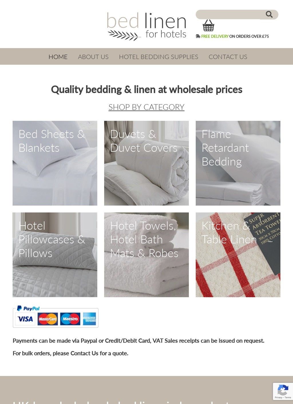 Hotel Bedding