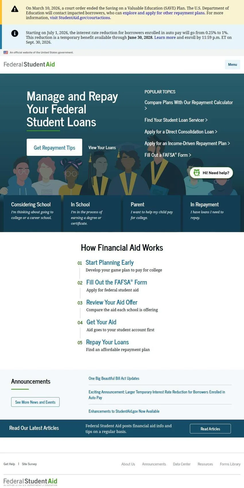 Federal Student Aid