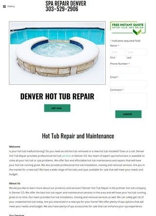 Spa Repair Denver