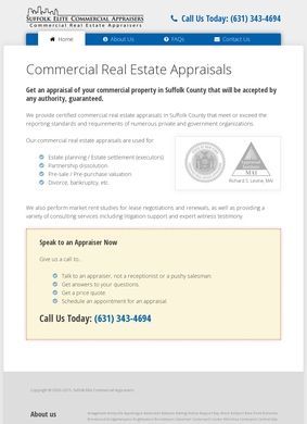 Commercial Real Estate Appraisers in Suffolk County, NY