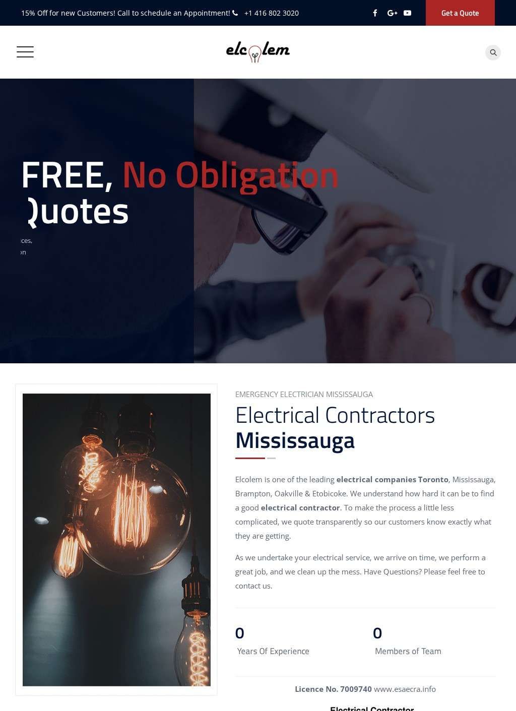 Electrical Contractors Mississauga