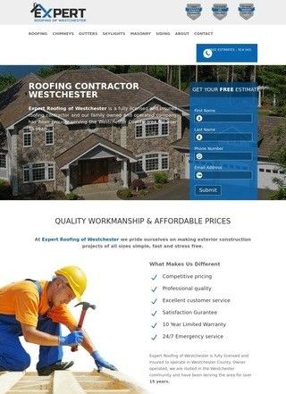 Expert Roofing of Westchester