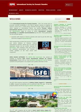 The International Society of Forensic Genetics