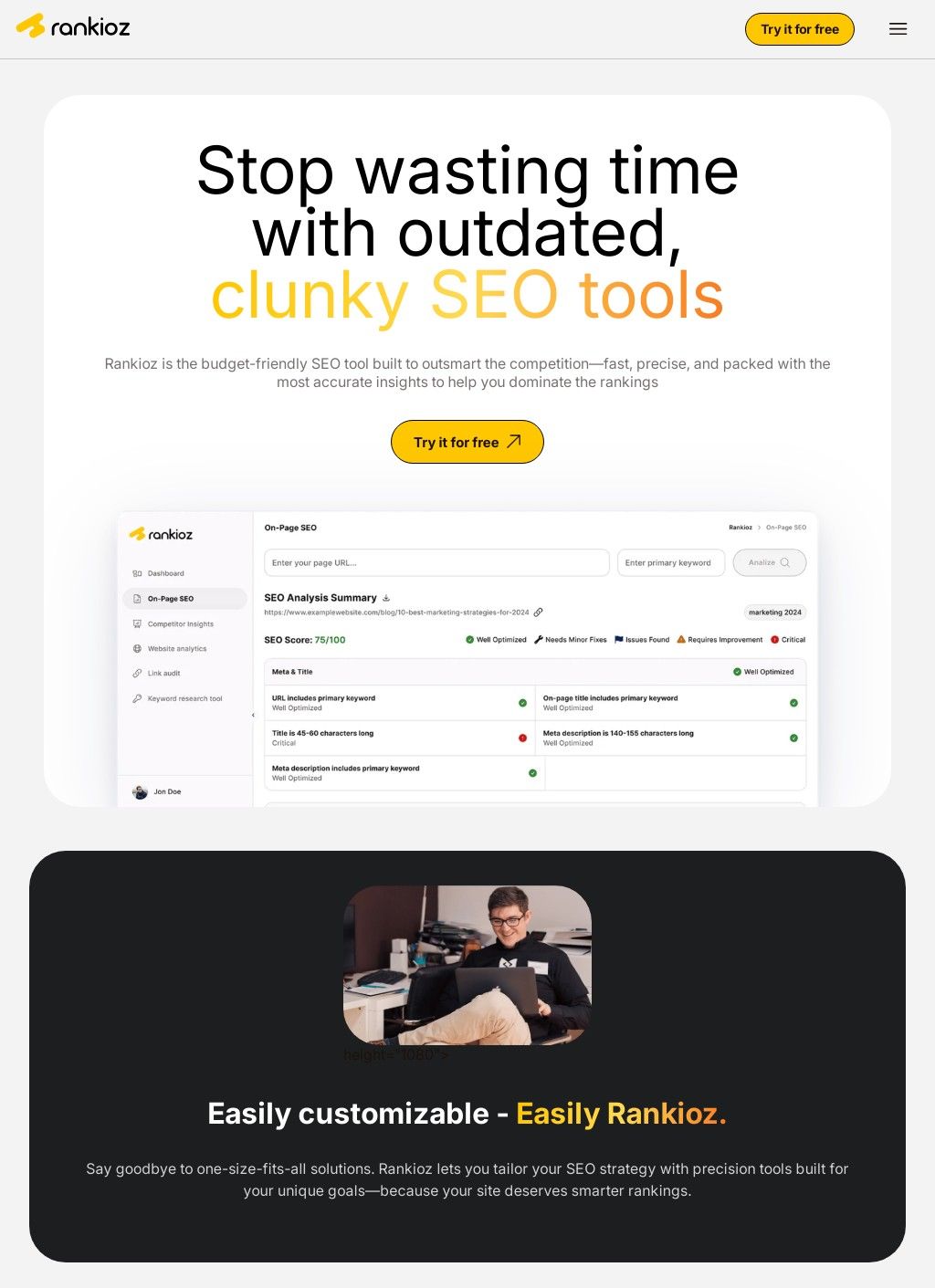 Rankioz – SEO Tool & Blog