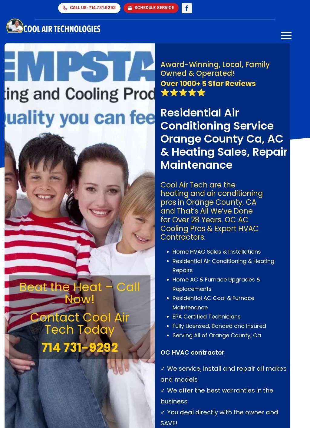 Cool Air Tech Air Conditioning & Heating Service