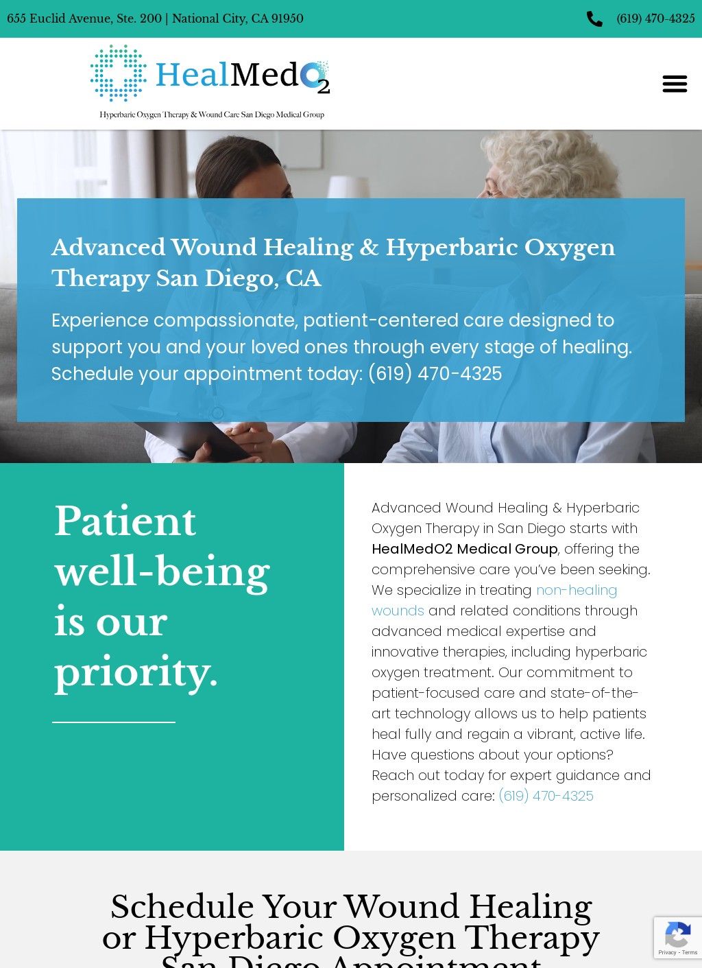HealMedO2 Hyperbaric Oxygen Therapy & Wound Care San Diego