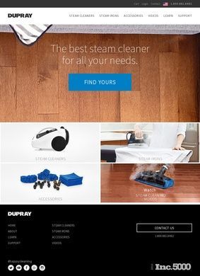 Dupray Steam Cleaners Official Site