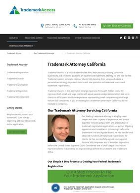 Trademark Access: California
