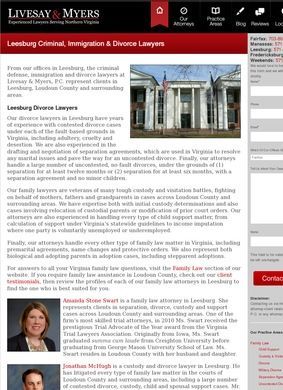 Leesburg Divorce Lawyers: Livesay & Myers