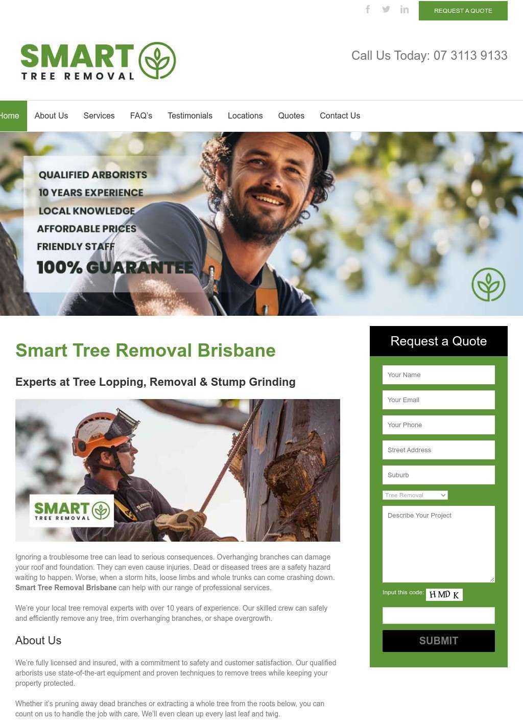 Smart Tree Removal Brisbane