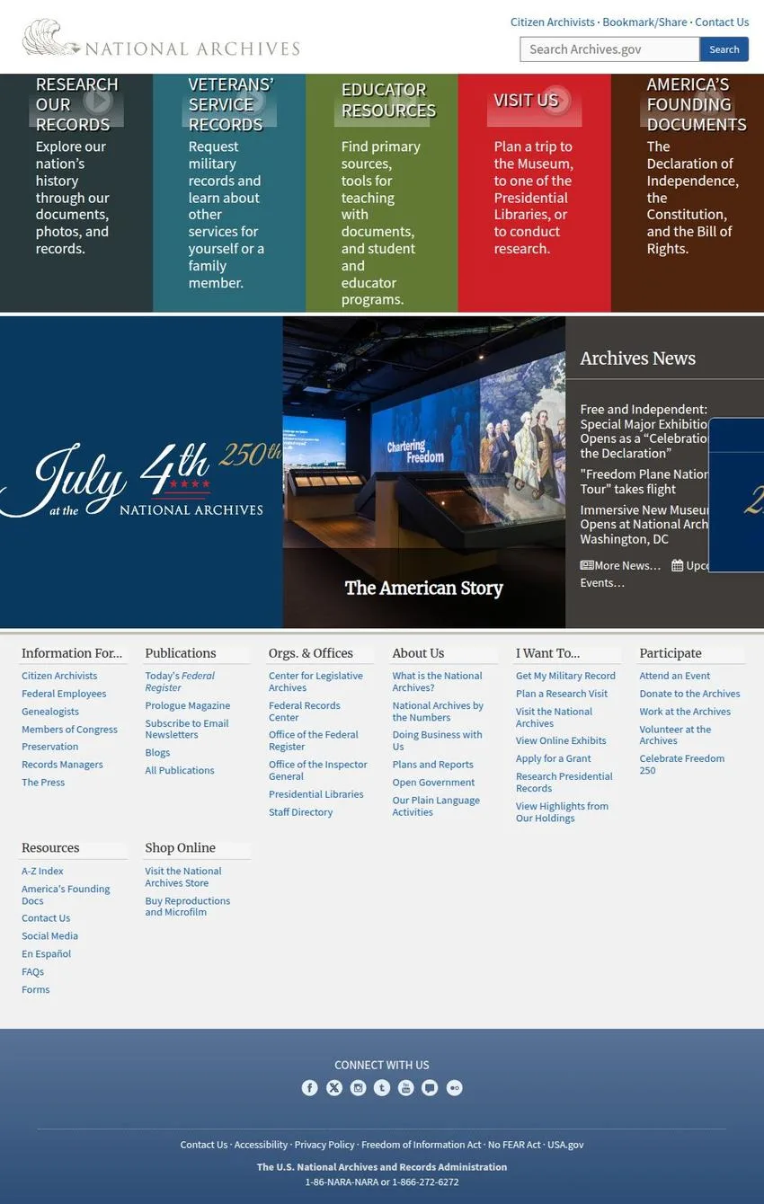 National Archives and Records Administration (U.S. National Archives)