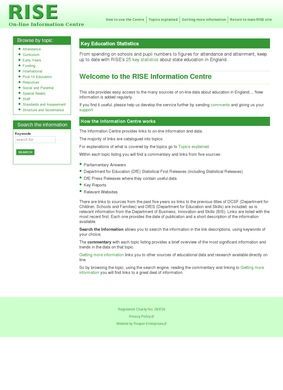 RISE Online Information Centre