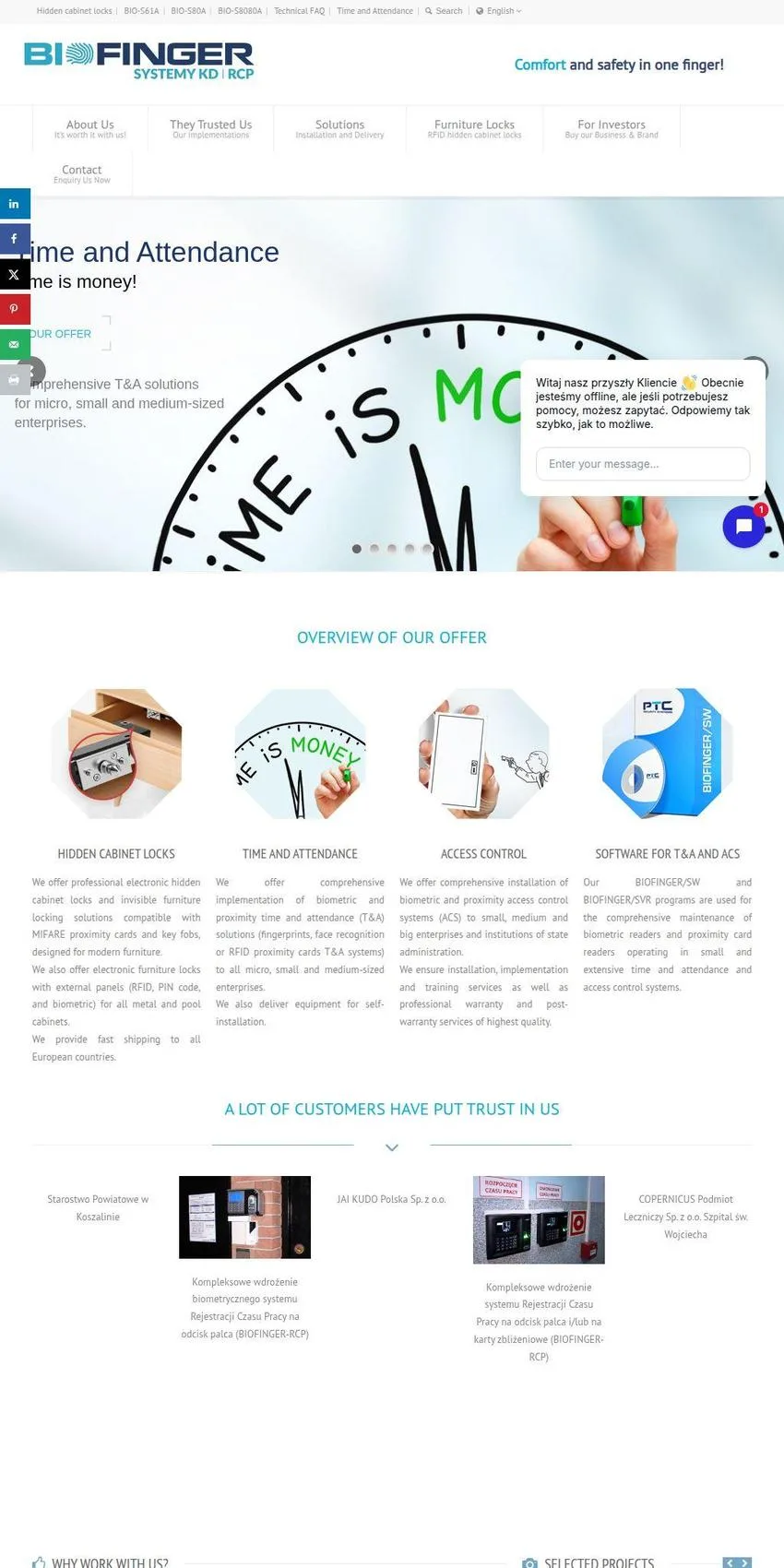 BIOFINGER - Biometric & RFID Electronic Systems