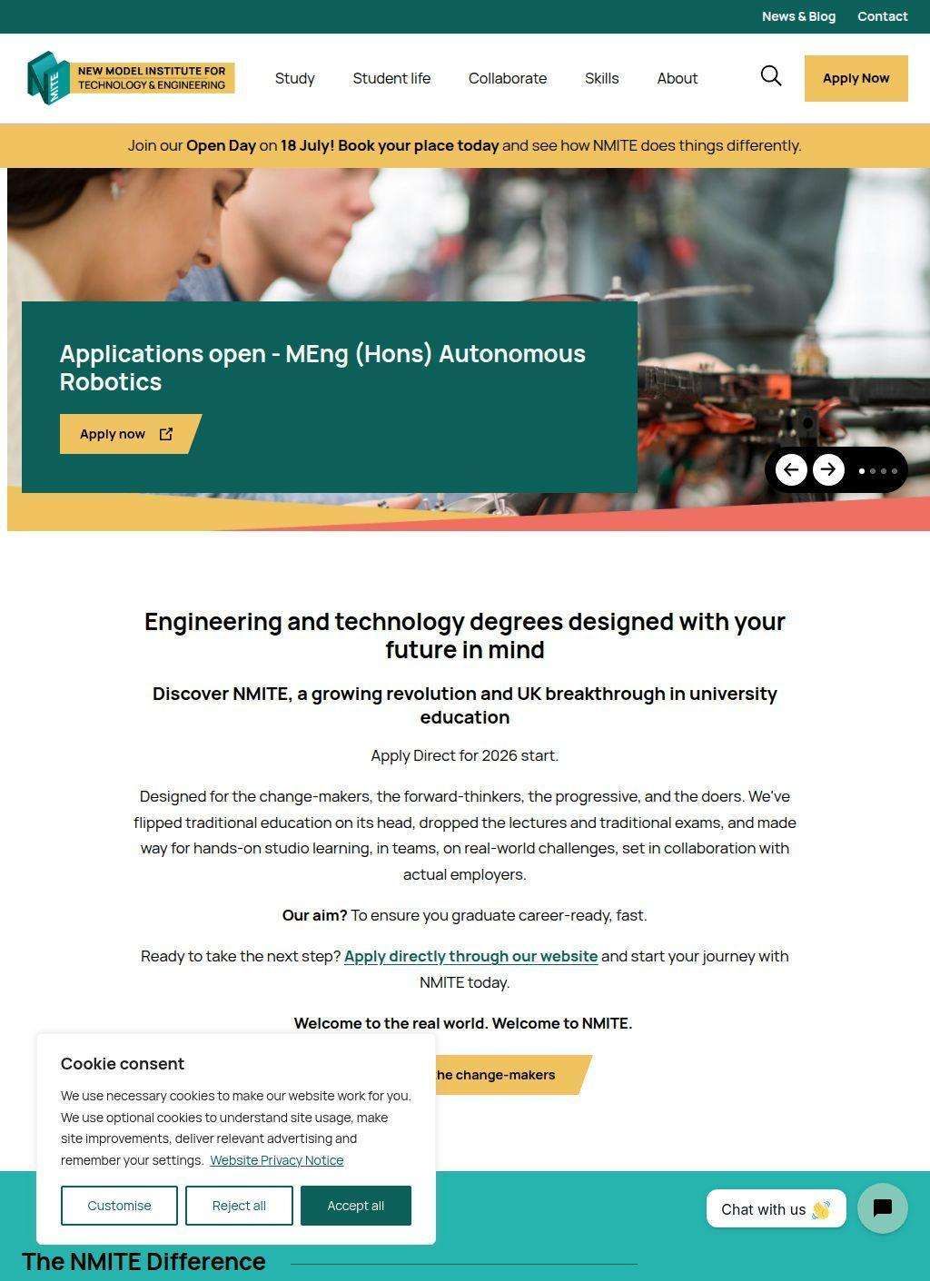 NMITE (New Model Institute for Technology and Engineering)