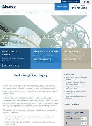 Mexico Weight Loss Surgery