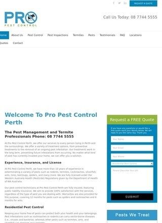 Pro Pest Control Perth