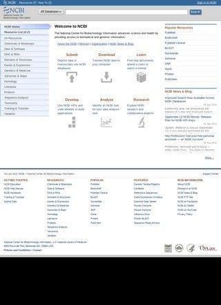 National Center for Biotechnology Information