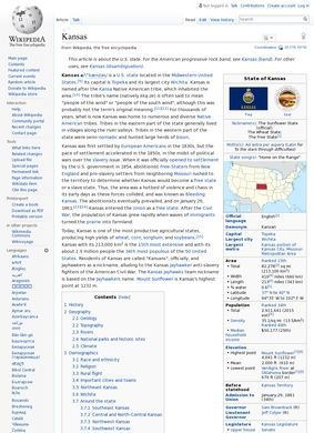 Wikipedia – Kansas