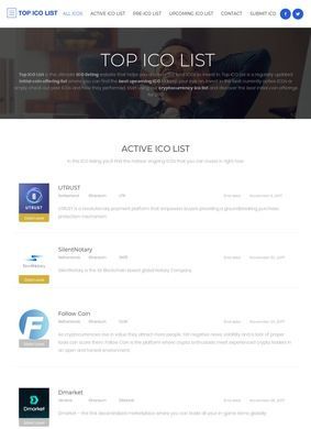 Top ICO List