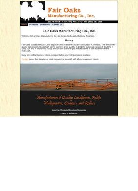 Fair Oaks Manufacturing Co., Inc.