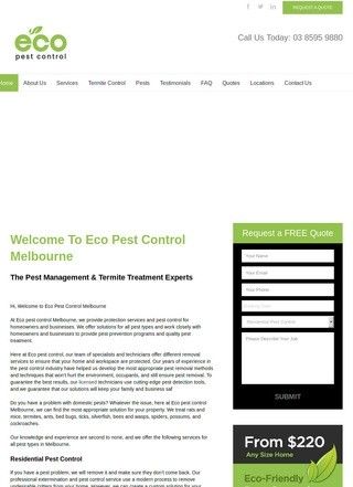 Eco Pest Control Melbourne