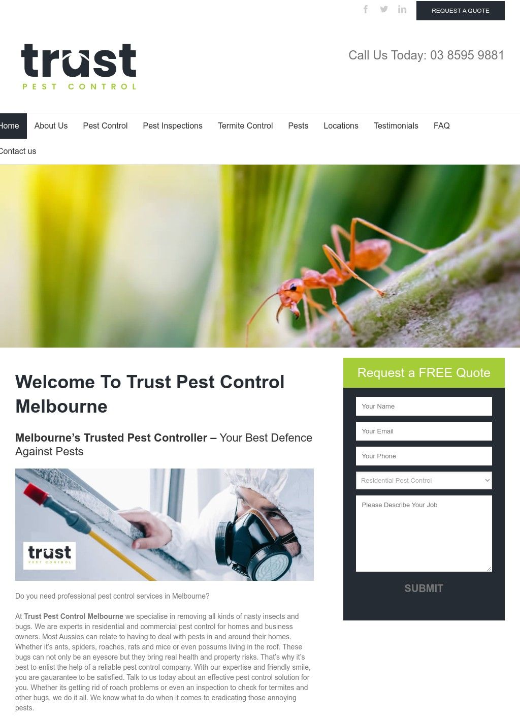 Trust Pest Control Melbourne