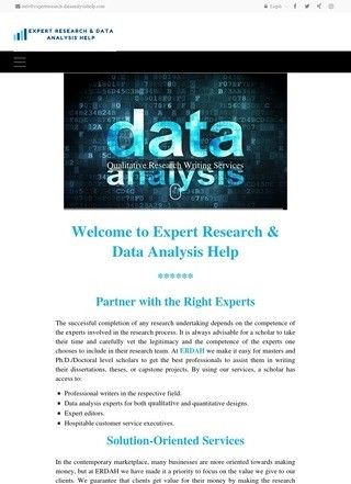 Expert Research and Data Analysis Help