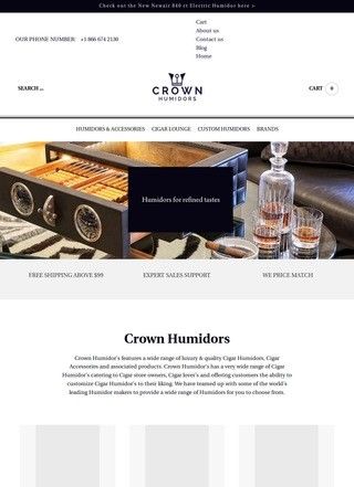 Crown Humidors & Cigar Accessories