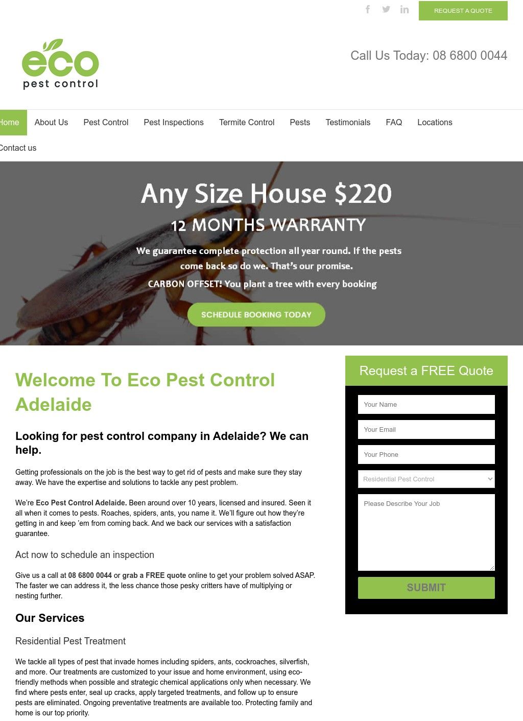 Eco Pest Control Adelaide