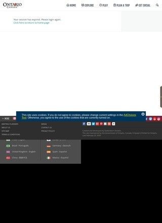 Official Website of Ontario Tourism