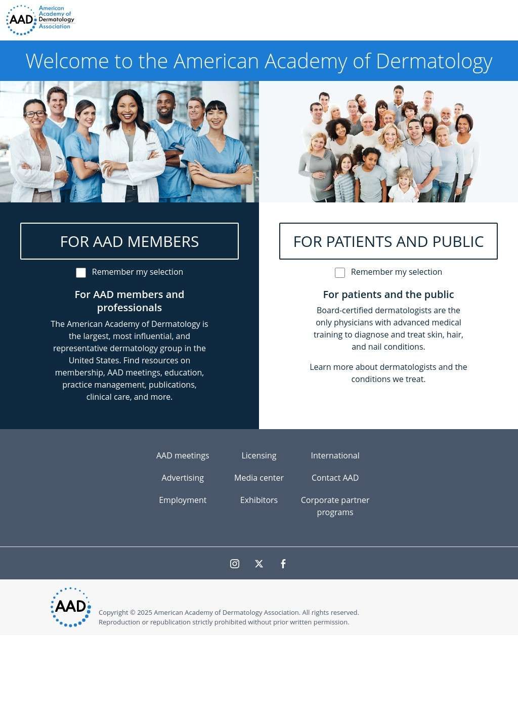 American Academy of Dermatology (AAD)