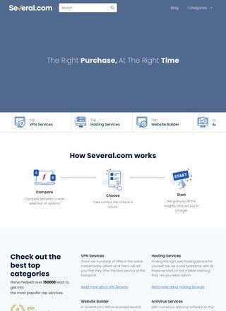 Several.com: VPN, Hosting, Website Builders and Antivirus Reviews