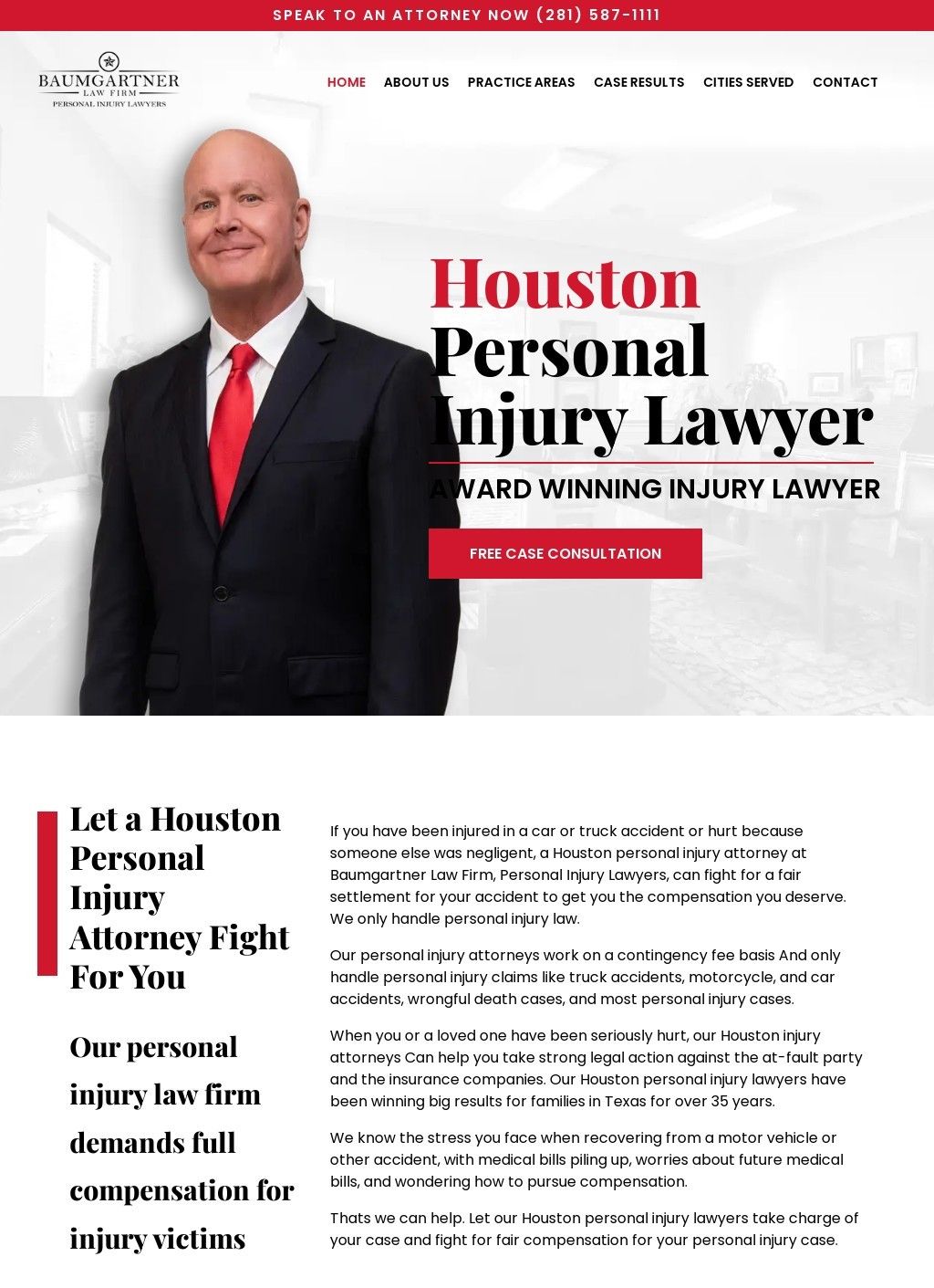 Baumgartner Law Firm Houston Personal Injury Lawyers