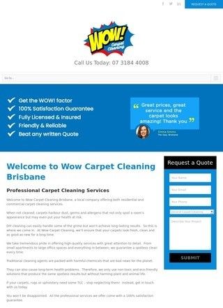 Wow Carpet Cleaning Brisbane
