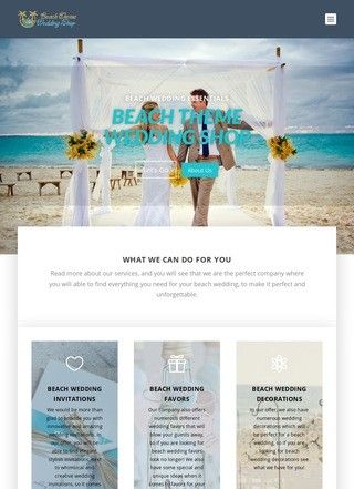 https://www.beachthemeweddingshop.com/ Beach Ideas for wedding