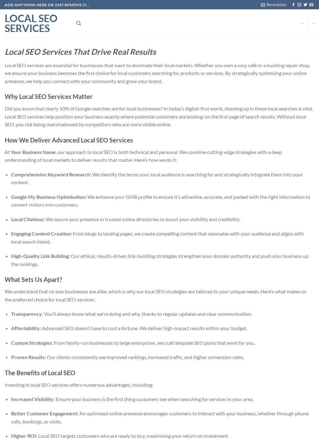 SEO Services
