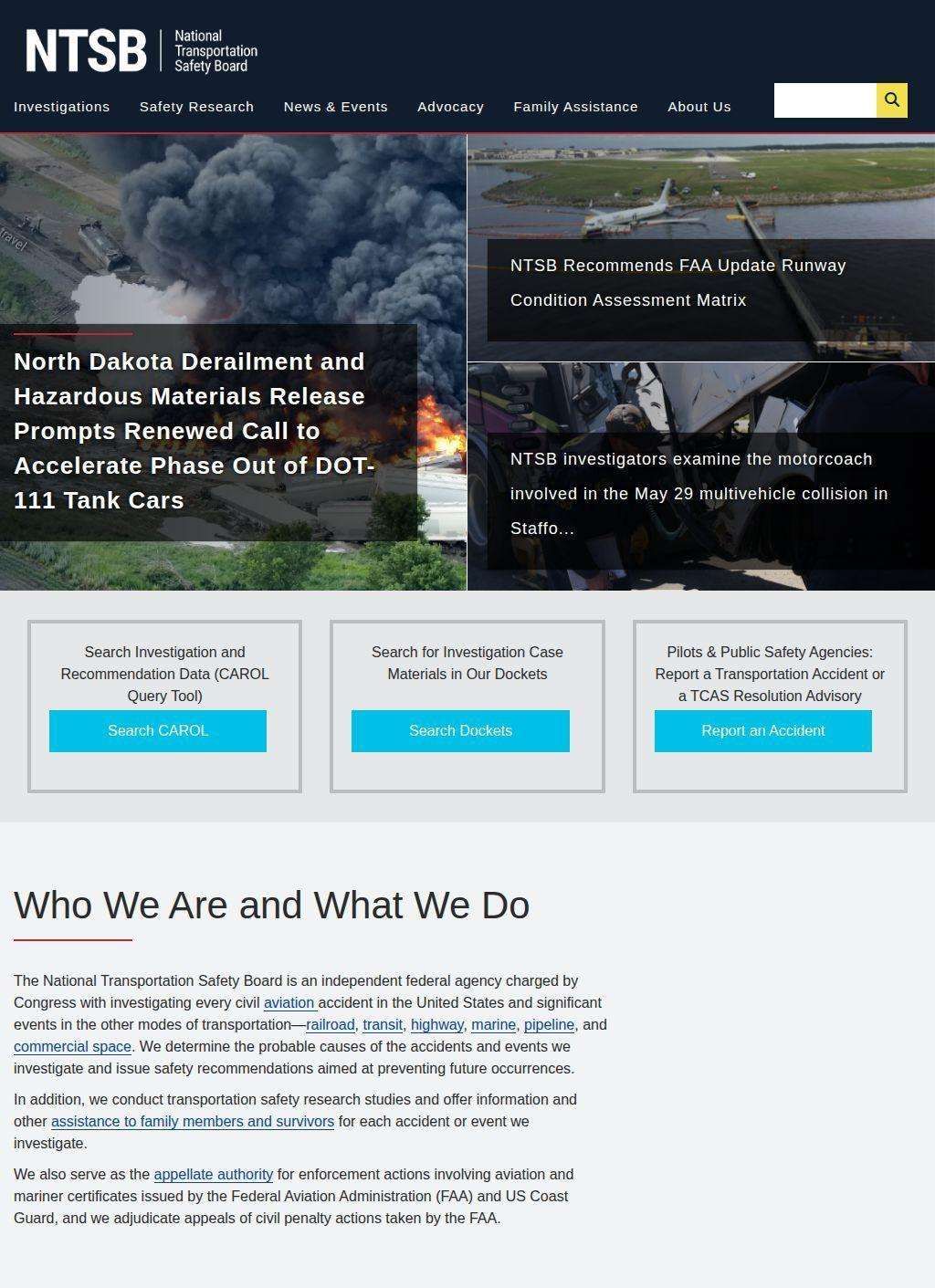 National Transportation Safety Board (NTSB)