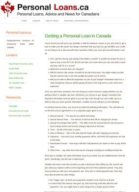 PersonalLoans.ca