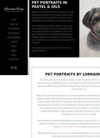 Pastel Pet Portraits by Lorraine Gray
